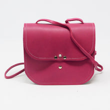 Load image into Gallery viewer, Princess II Crossbody Purse - Pink + Burgundy
