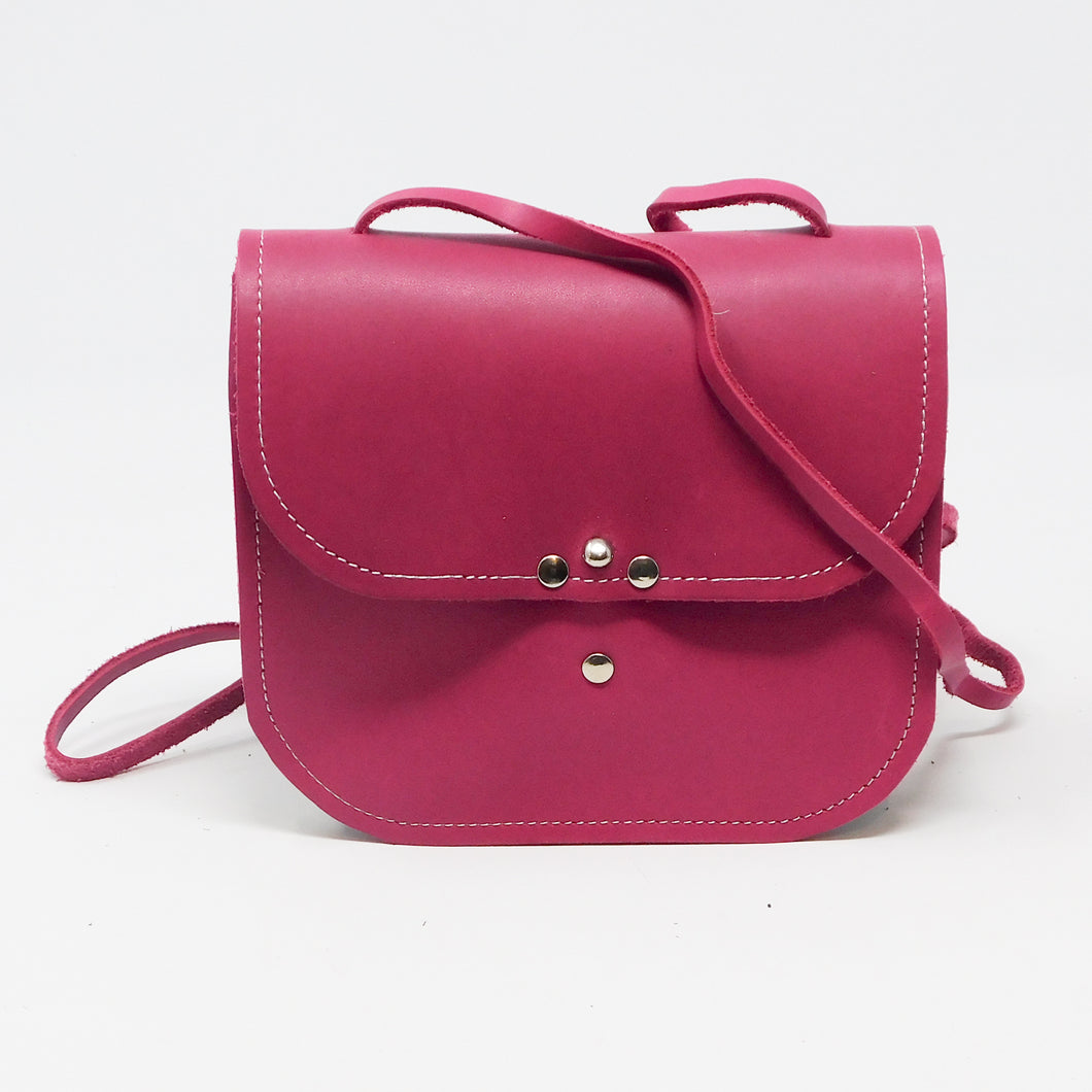 Princess II Crossbody Purse - Pink + Burgundy