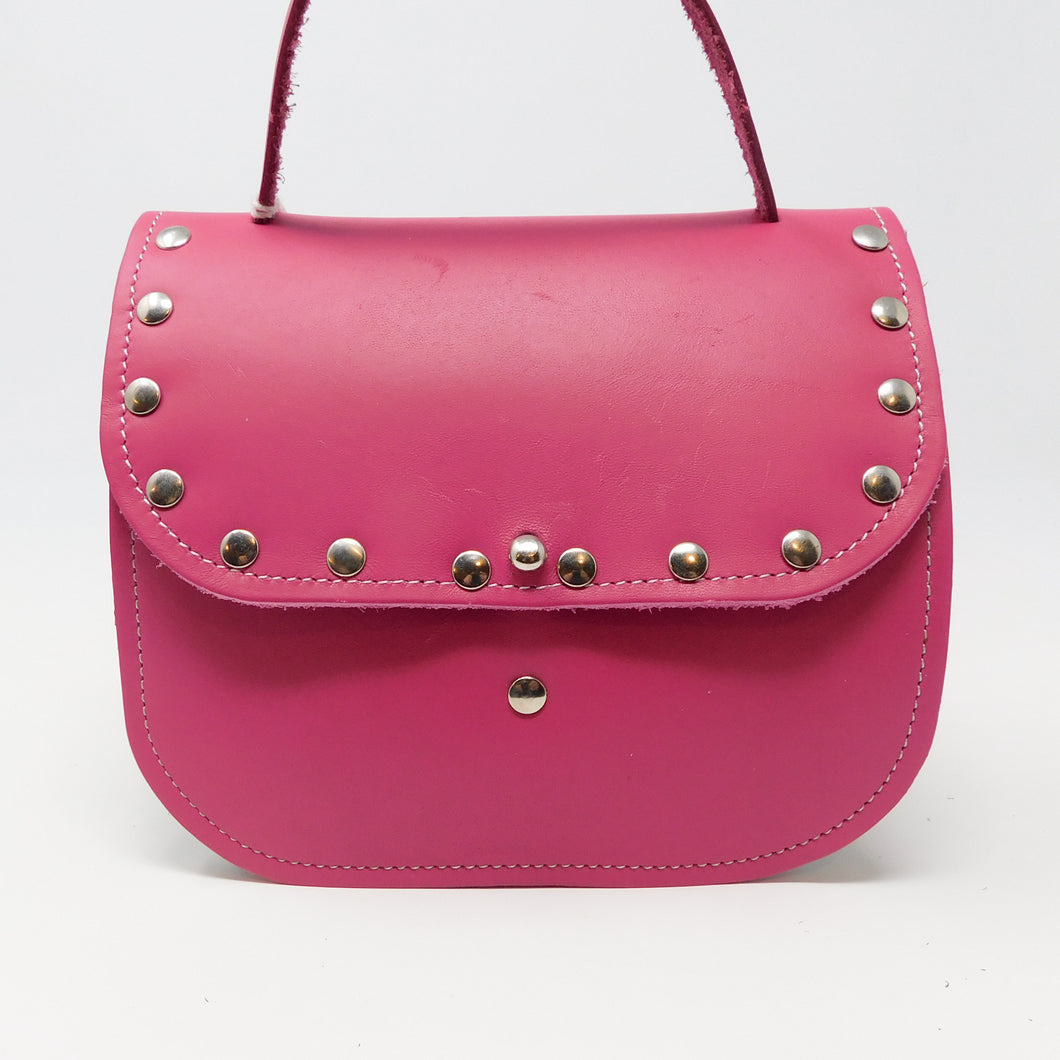 Princess III Crossbody Purse - Pink + Green