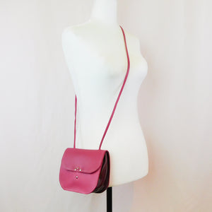 Princess II Crossbody Purse - Pink + Burgundy